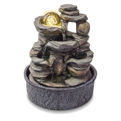 Calming water fountain feature - water,