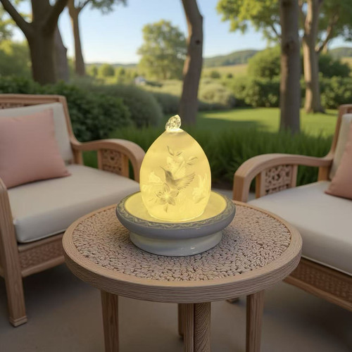 Water fountain with led - 3d,