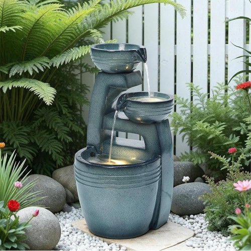 Tiered ceramic effect water - tiered,