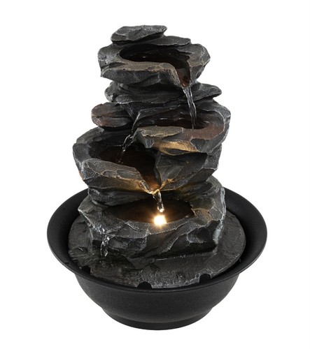 Tabletop water fountain indoor - tabletop,