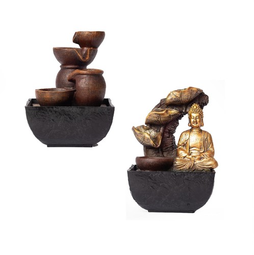 Indoor water feature buddha - water,