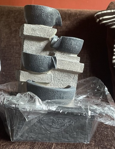 Water fountain clay - water,