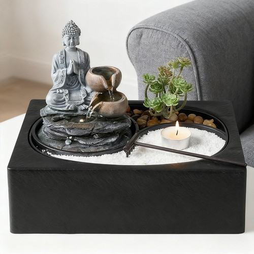 Indoor water feature - water, buddha