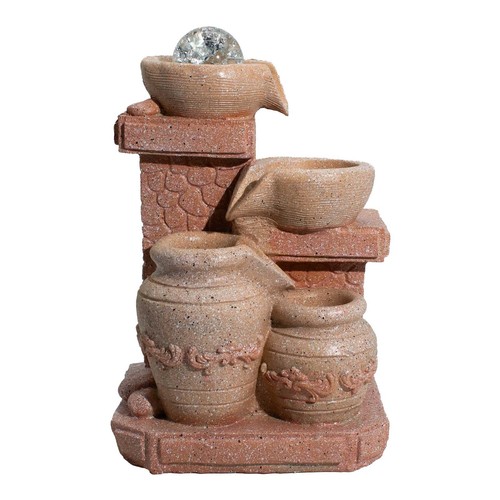 Mediterranean cascading pots - mediterranean,