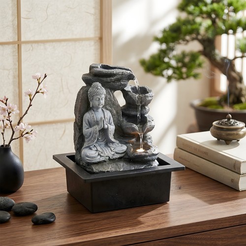 Tabletop water fountain buddha - fountain,