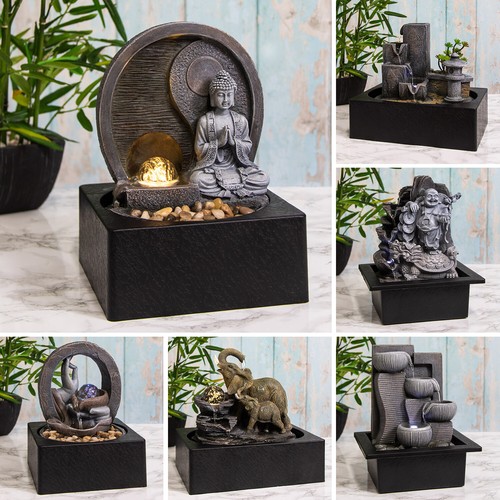 Indoor water fountain led - fountain,